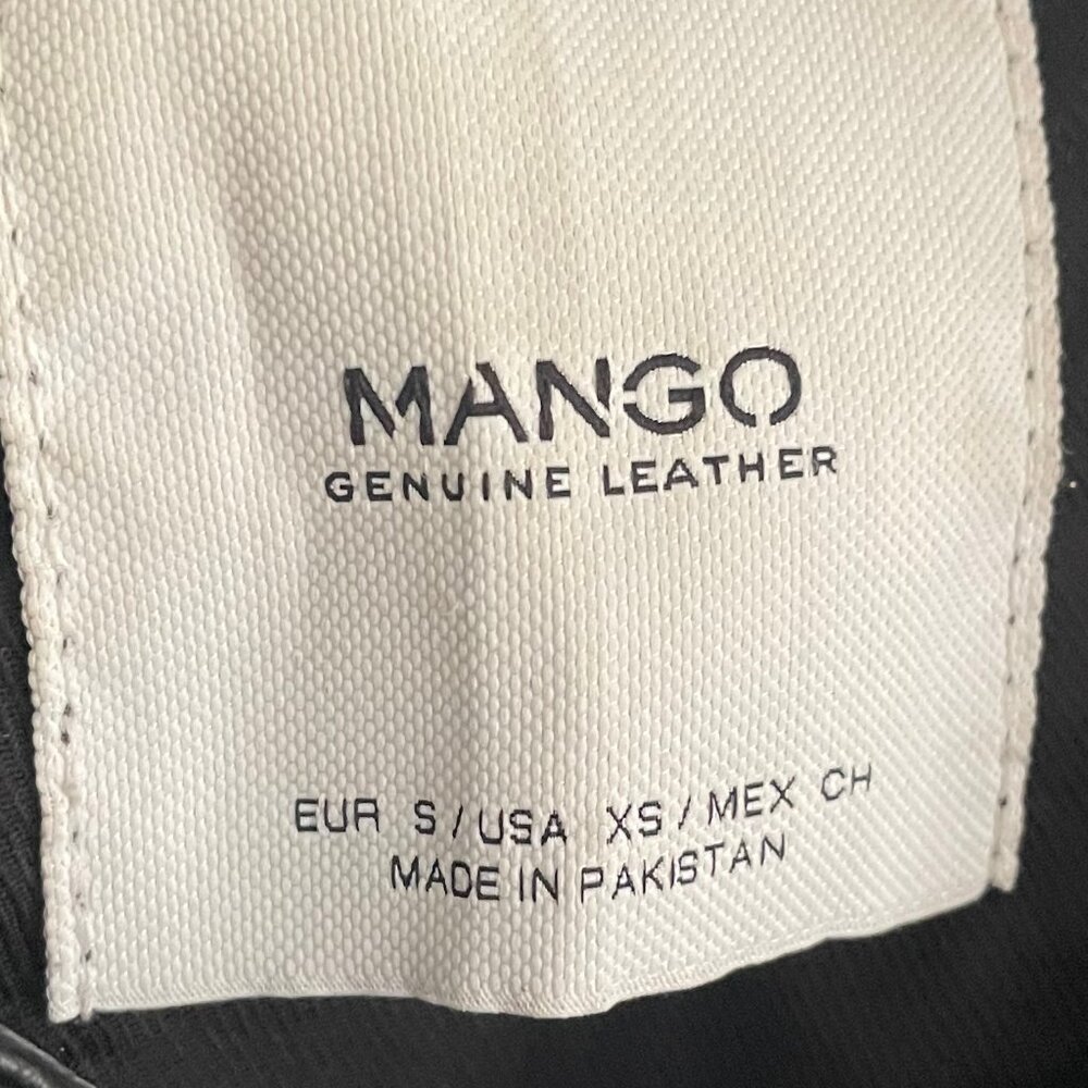 Mango Genuine Leather Jacket - Picture 6 of 7